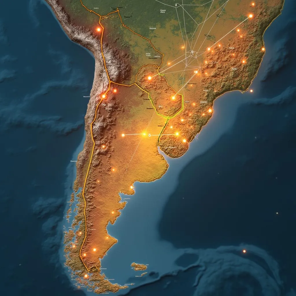 Mapa de cobertura nacional