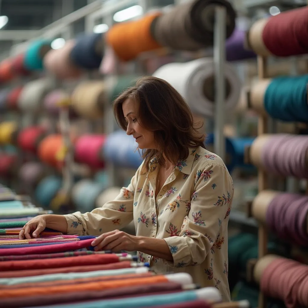 Gabriela Ríos, fabricante textil